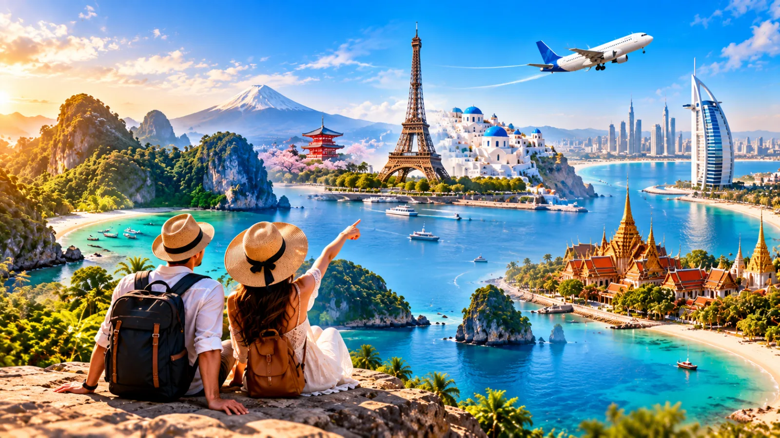 Domestic and international holiday tours featuring beaches, mountains and world-famous destinations