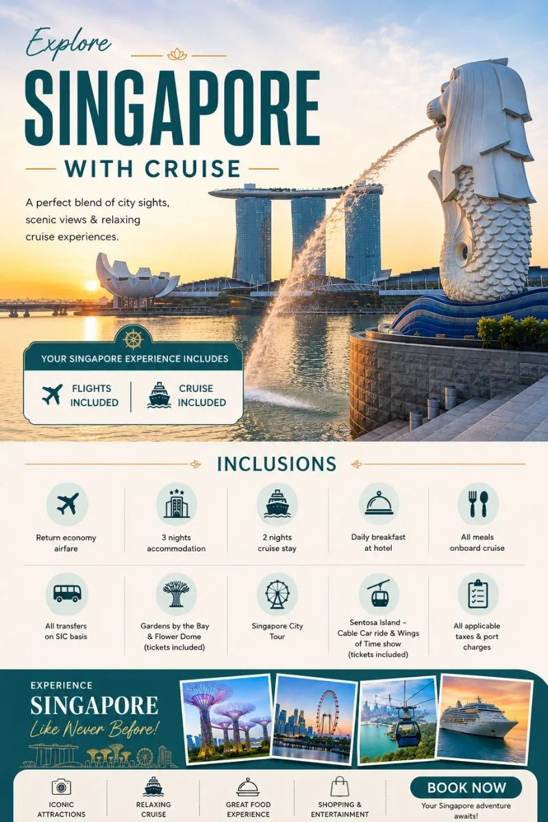 Singapore Holiday Package with Cruise Experience