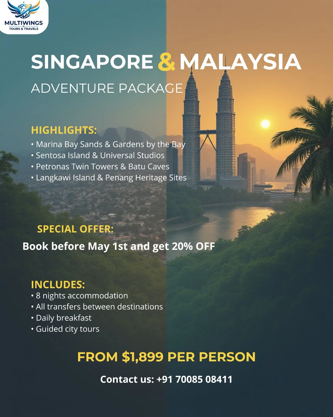 Singapore & Malaysia Adventure Tour Package